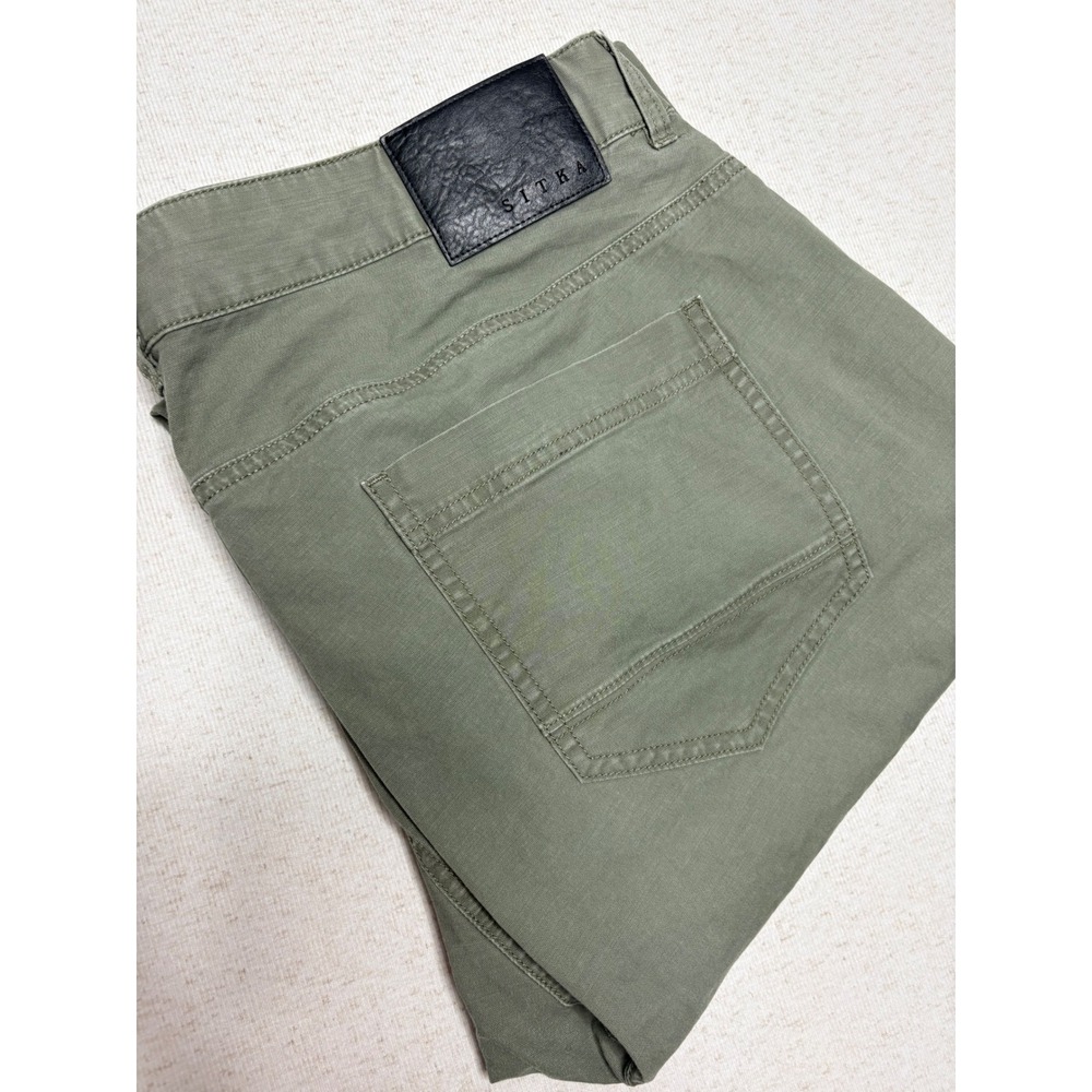 Sitka Gear Territory Pants Mens 42x32 Sage Green Stretch Cotton Hiking 600295